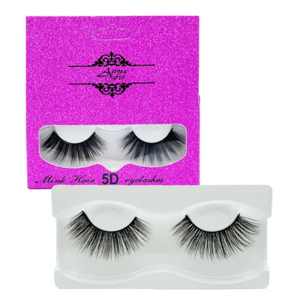 MINK HAIR 5D EYELASHES (SET OF 3) - Picture 4 of 4